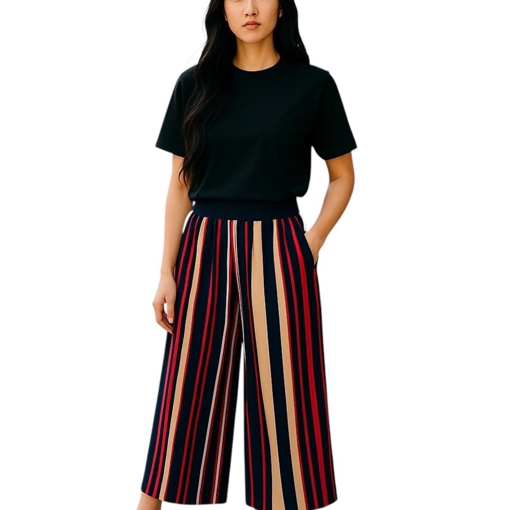 - Substance multi colors women pants. Blue/Red/Tan/Black.Sz 2L.